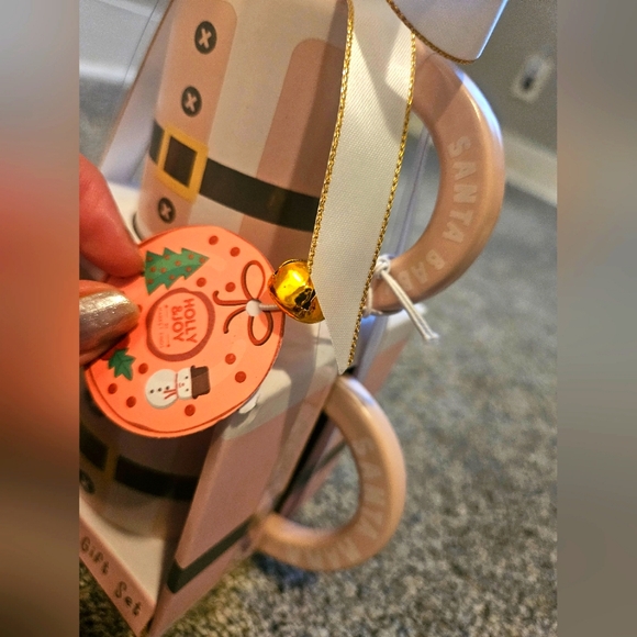 Santa Baby & Santa Mama PINK Mug Set of 2 Christmas Adorable Gift Idea - Picture 3 of 4